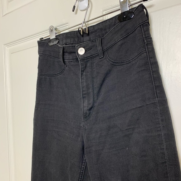 Black denim high waisted jeans - Picture 5 of 9